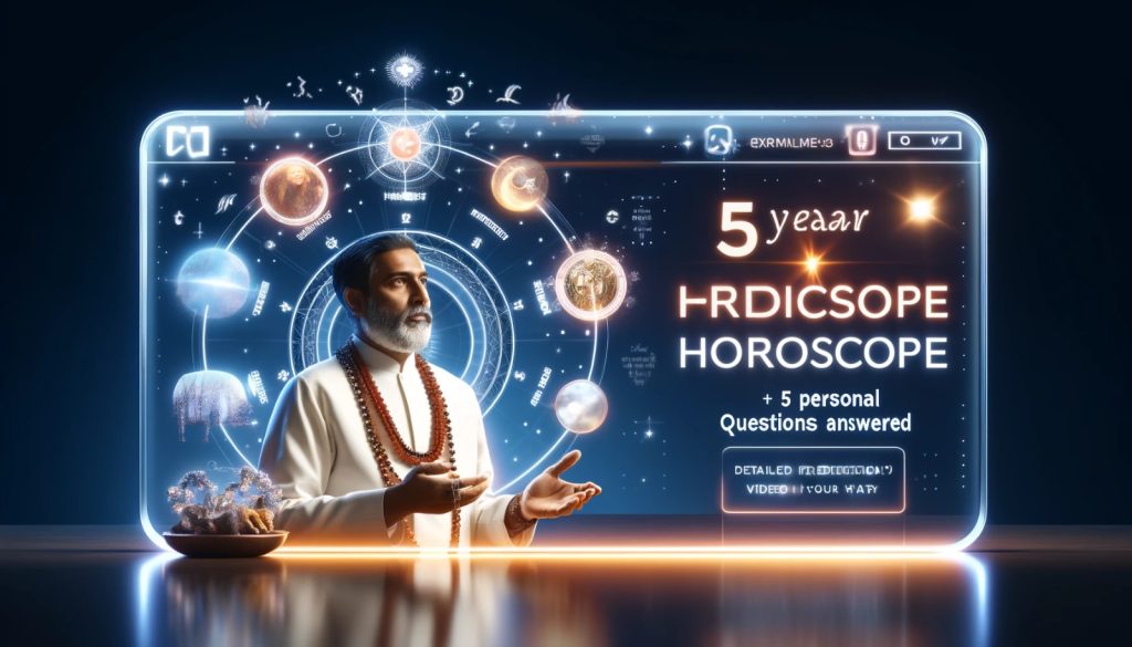 5-Year Astrology Prediction Video – Ask 5 Questions